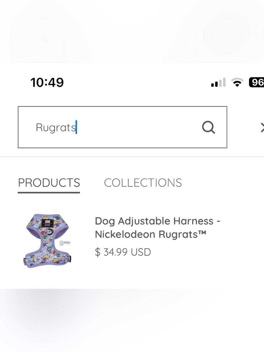 Sassy Woof x Nickelodeon Rugrats Adjustable Dog Harness (SW2) - Picture 4 of 4